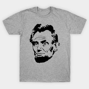 Abe Lincoln Graffiti Stencil T-Shirt